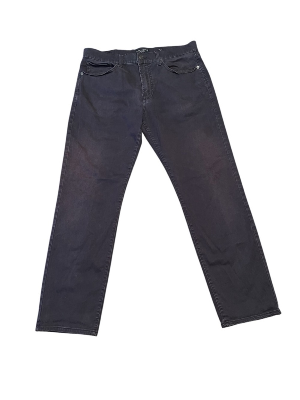 Lucky Brand 121 Slim Straight-Leg Jeans Size 34W Black
